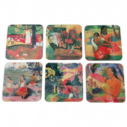 Lot 6 sous-verres Gauguin